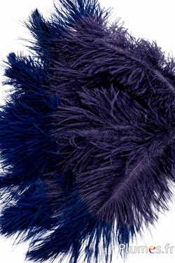 Struzzo - 30-40 cm - antracite- blu notte